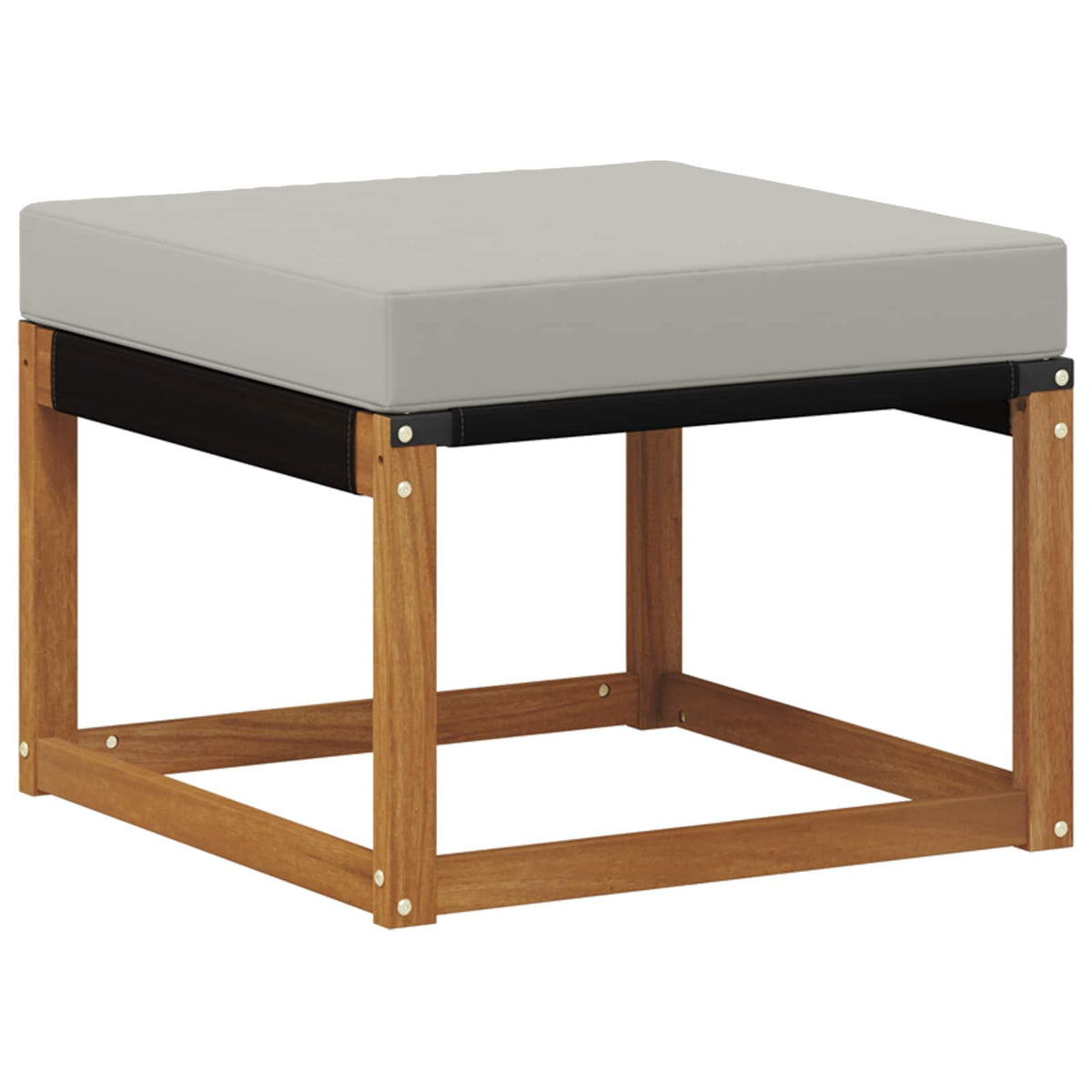 Set vanjskih sofa 6 kom. Prirodna i svijetlo siva Smeđa 247 x 128,5 x 73 cm