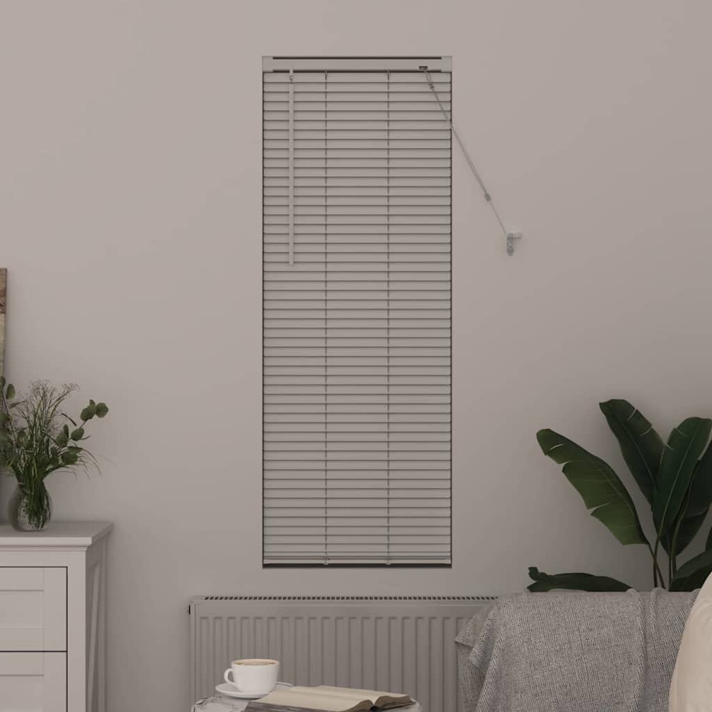 Venecijanski zastore Bijelo 130 x 40 cm Aluminij