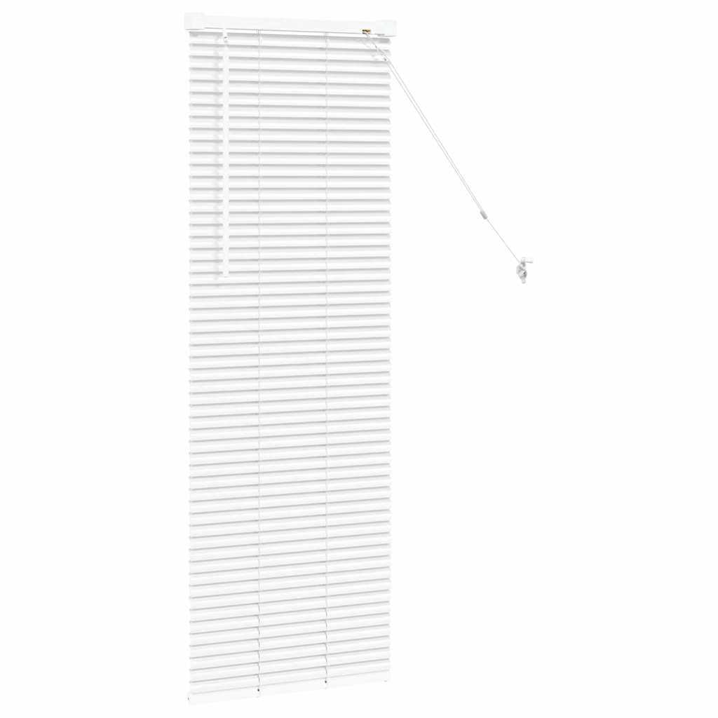 Venecijanski zastore Bijelo 130 x 40 cm Aluminij