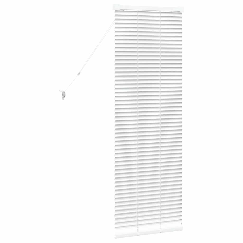 Venecijanski zastore Bijelo 130 x 40 cm Aluminij