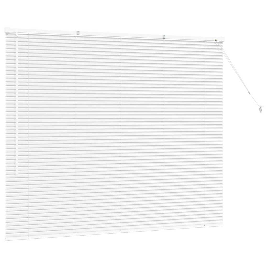 Venecijanski zastore Bijelo 130 x 155 cm Aluminij