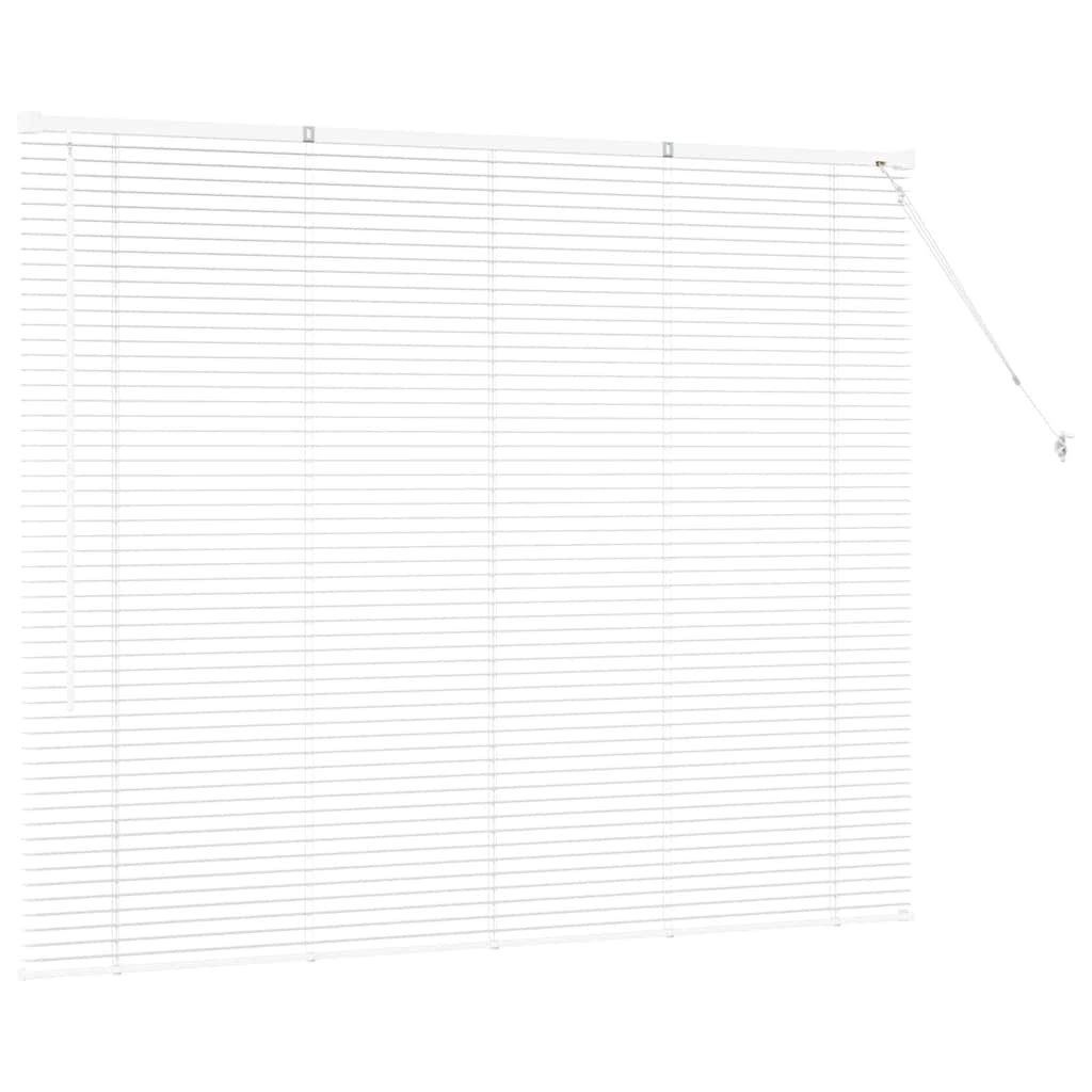Venecijanski zastore Bijelo 130 x 155 cm Aluminij