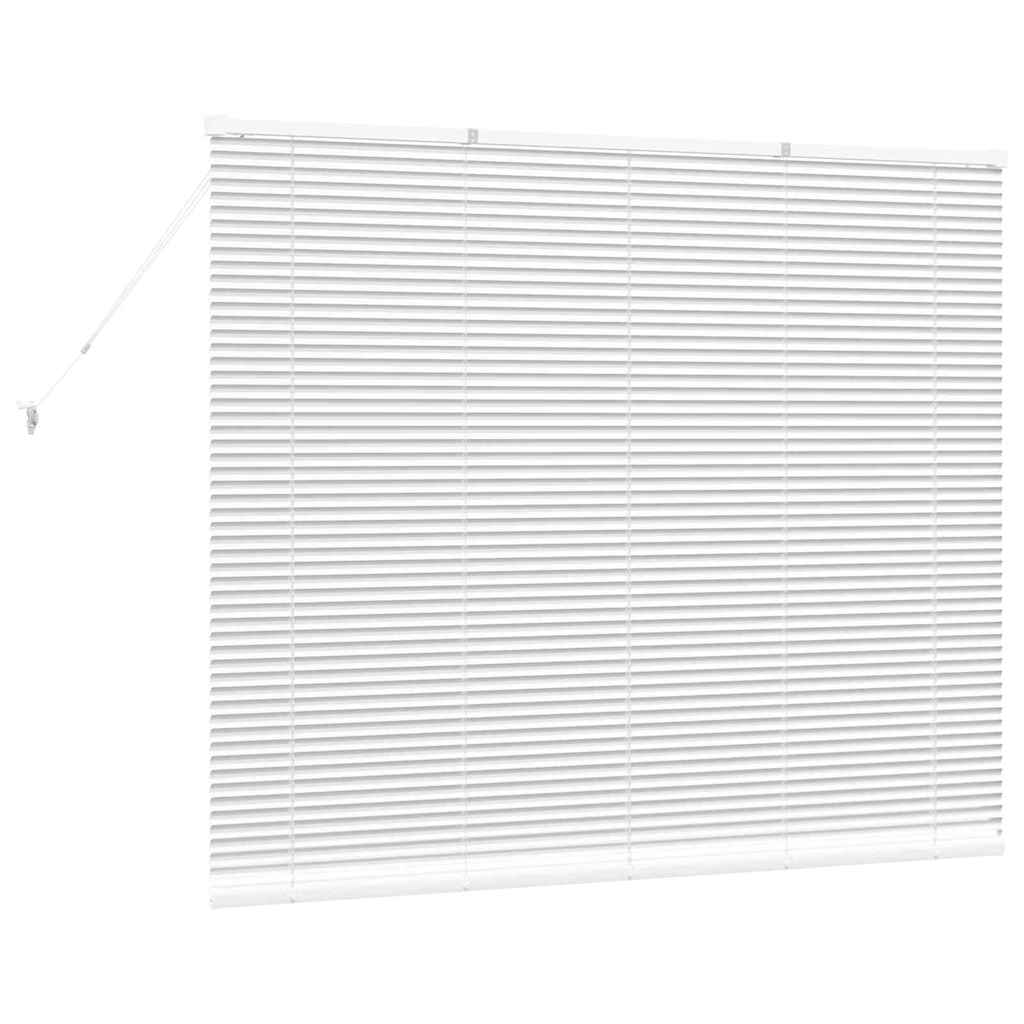 Venecijanski zastore Bijelo 130 x 155 cm Aluminij