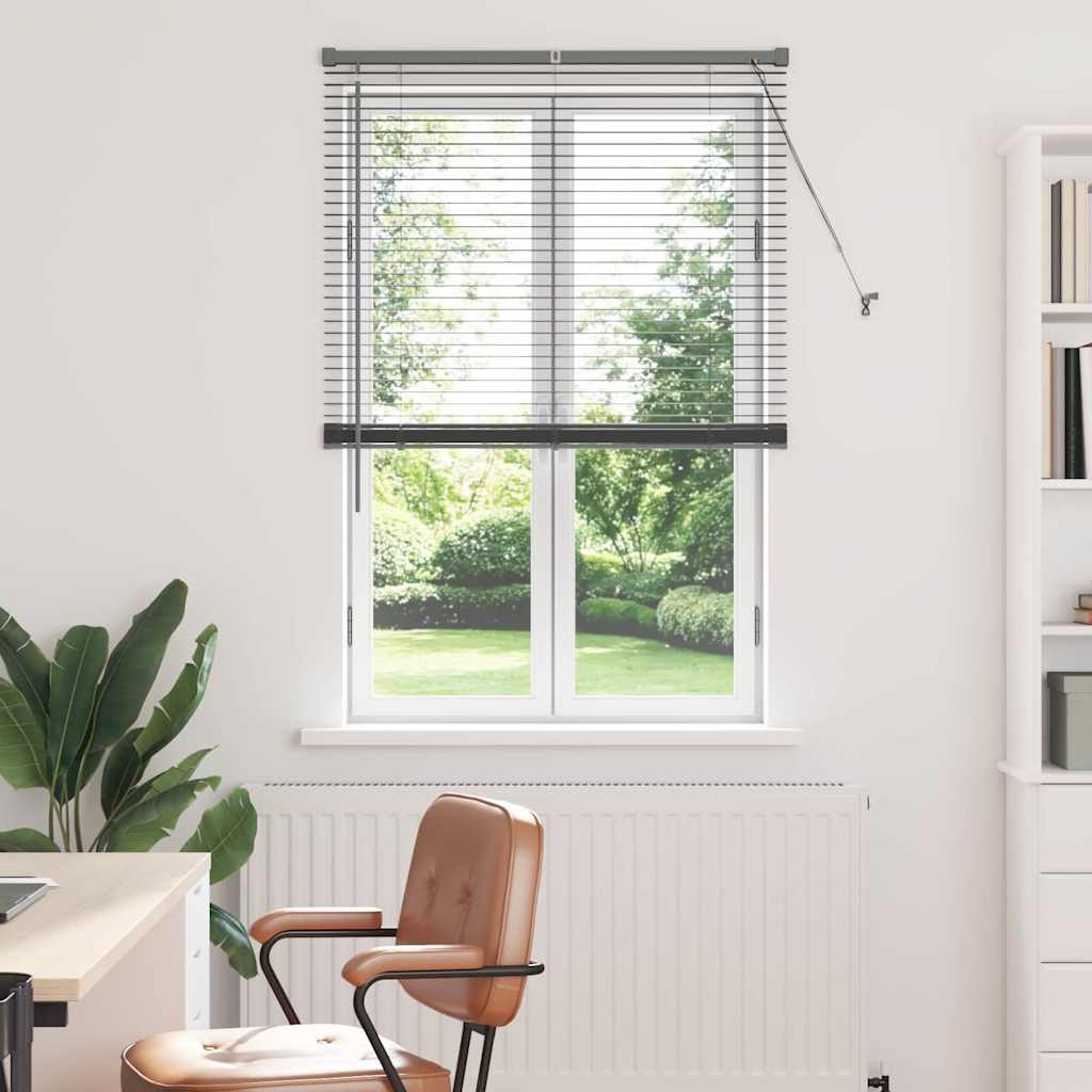 Venecijanski zastore Tamno siva 175 x 95 cm Aluminij