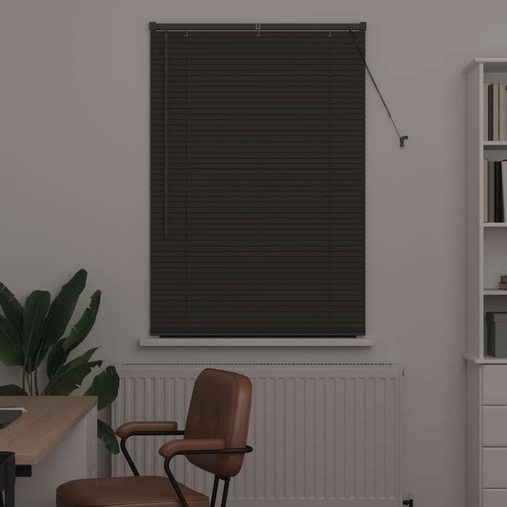 Venecijanski zastore Tamno siva 175 x 95 cm Aluminij
