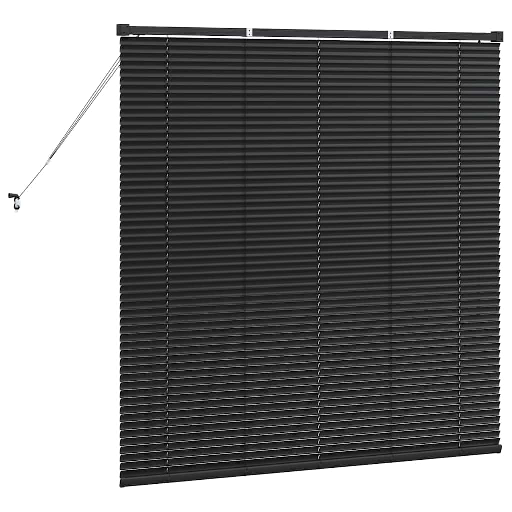 Venecijanski zastore Crna 130 x 130 cm Aluminij