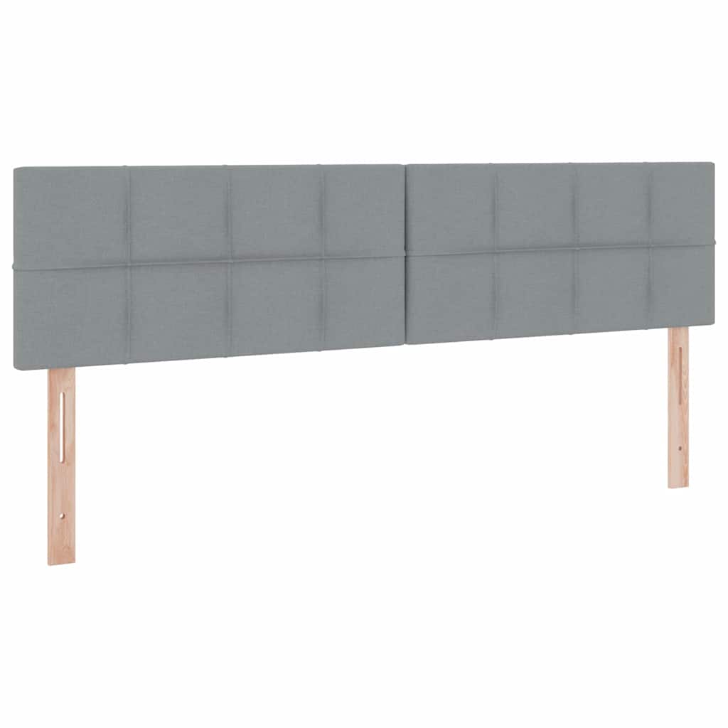 Krevet s madracem i skladištem Svijetlo siva 180 x 200 cm