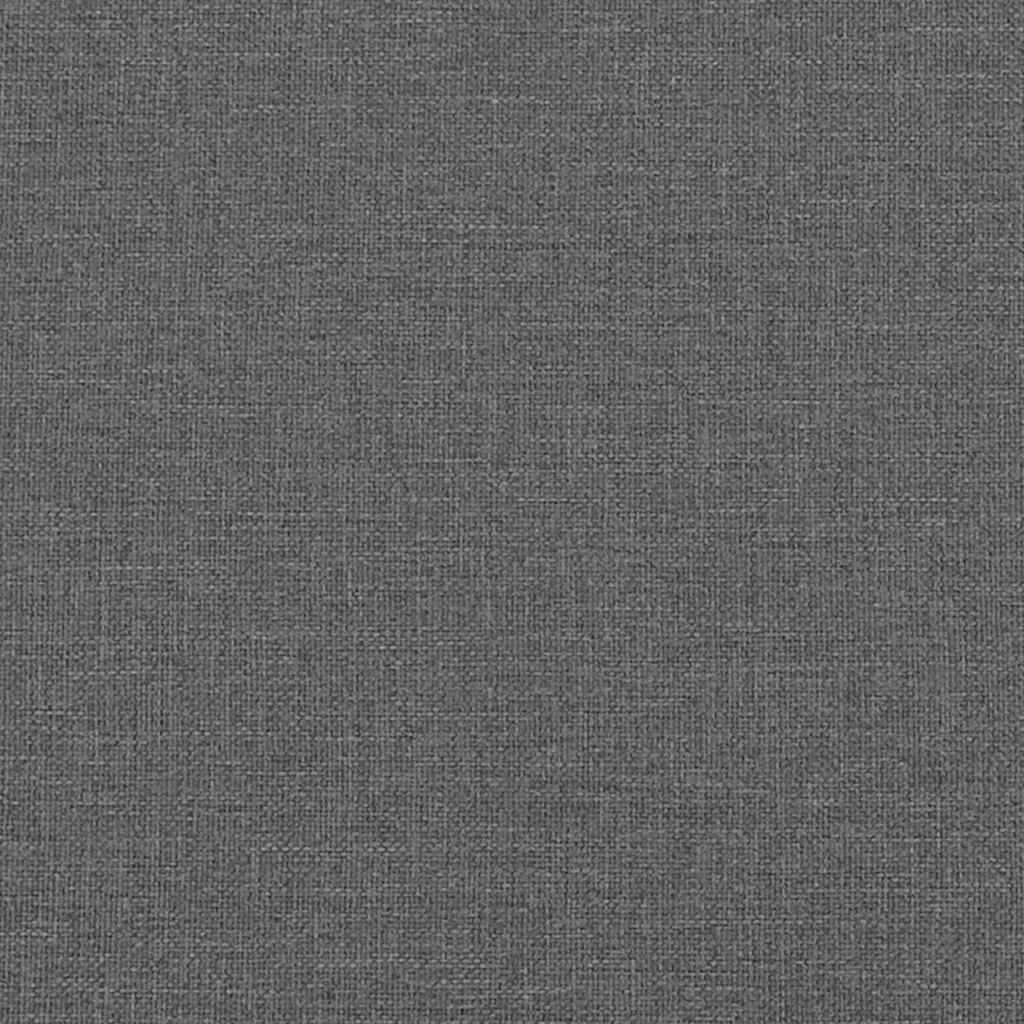 Krevet s od storage s uzglavljem Tamnosiva 180 x 200 cm Tkanina