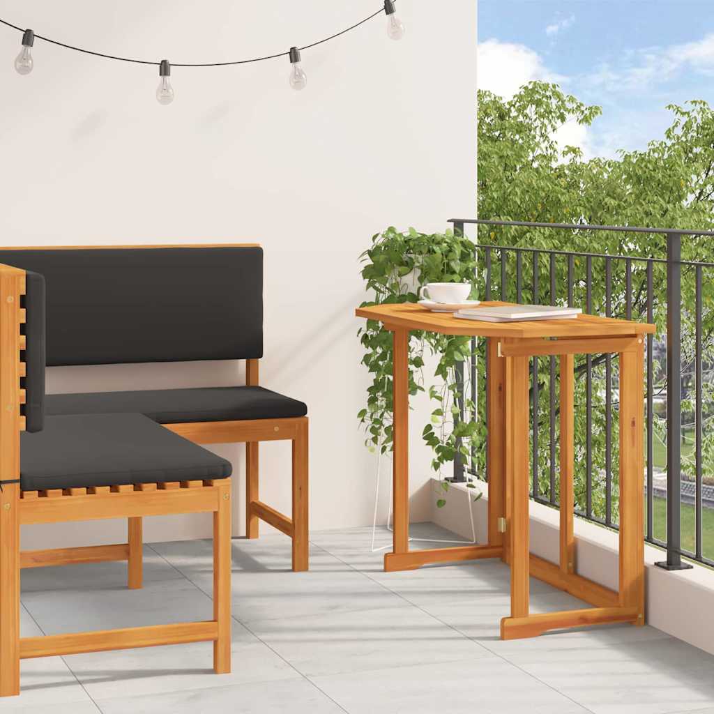 Set vrtne klupe 2 pcs Smeđa Čvrsto drvo akacije