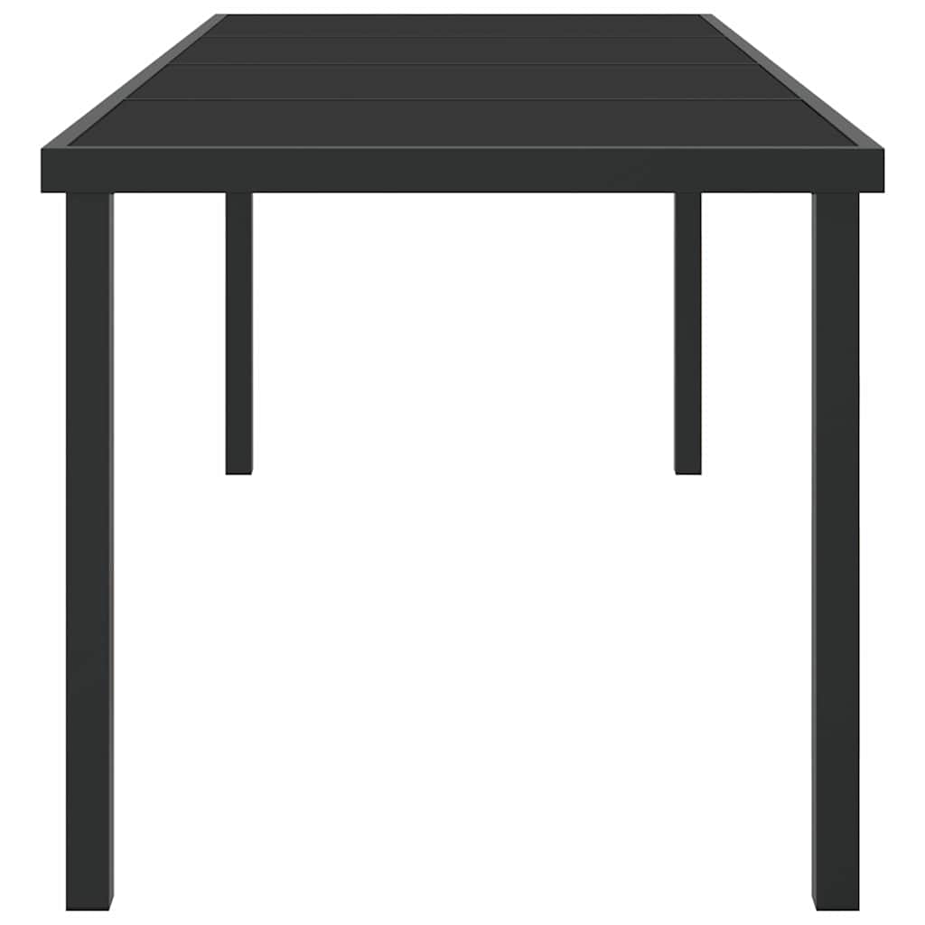 Stol za vrt Crna 200 x 80 x 73 cm Metal
