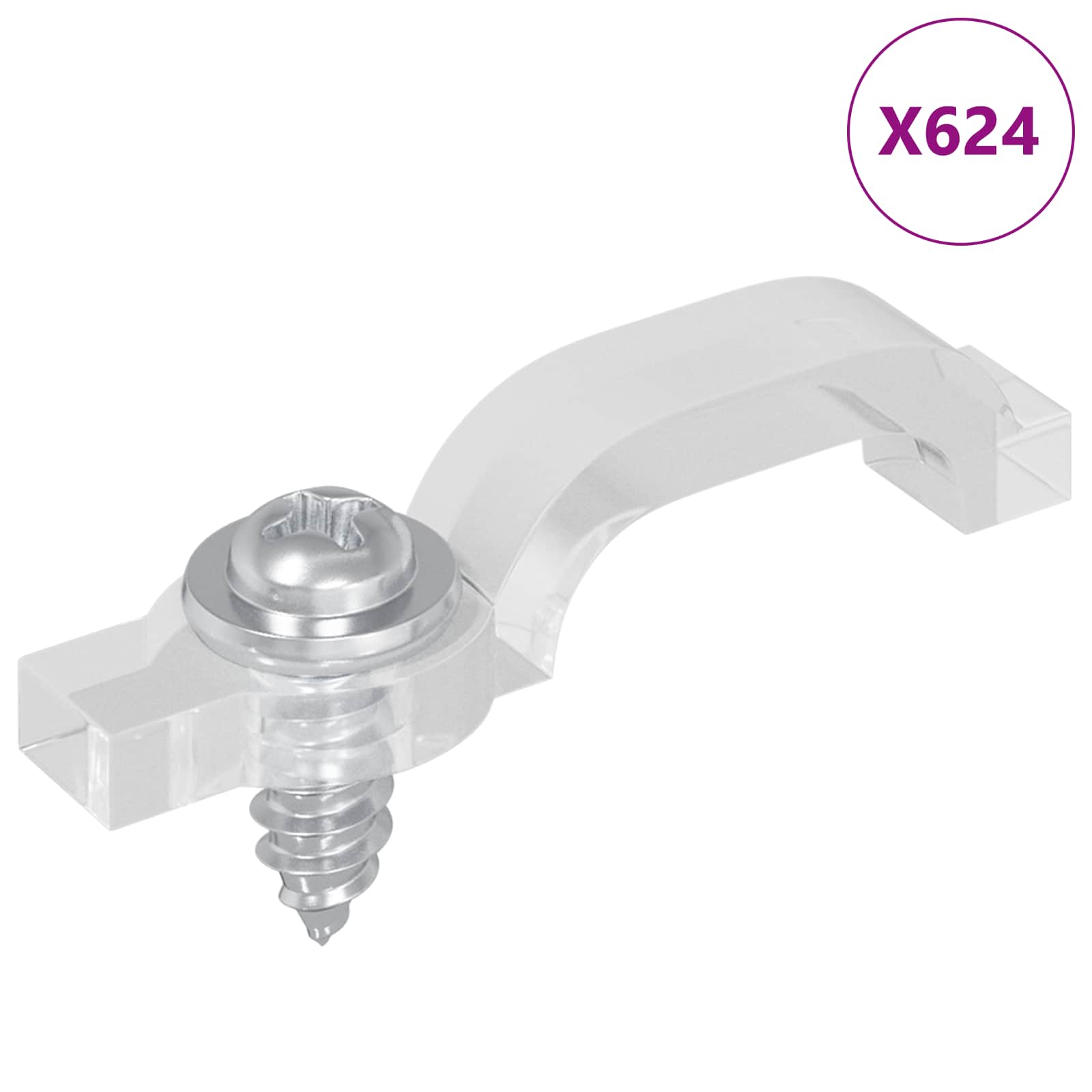 LED Trake za sponice 23,8 mm 12 pcs *Transparent*an