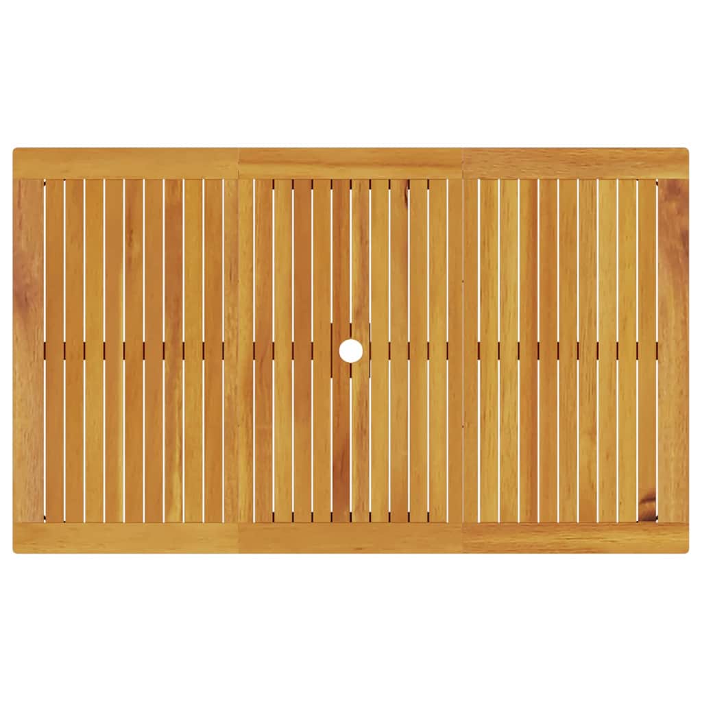 Vrtni set za objed 7 kom. Smeđa Čvrsto drvo akacije 150 x 90 x 75 cm