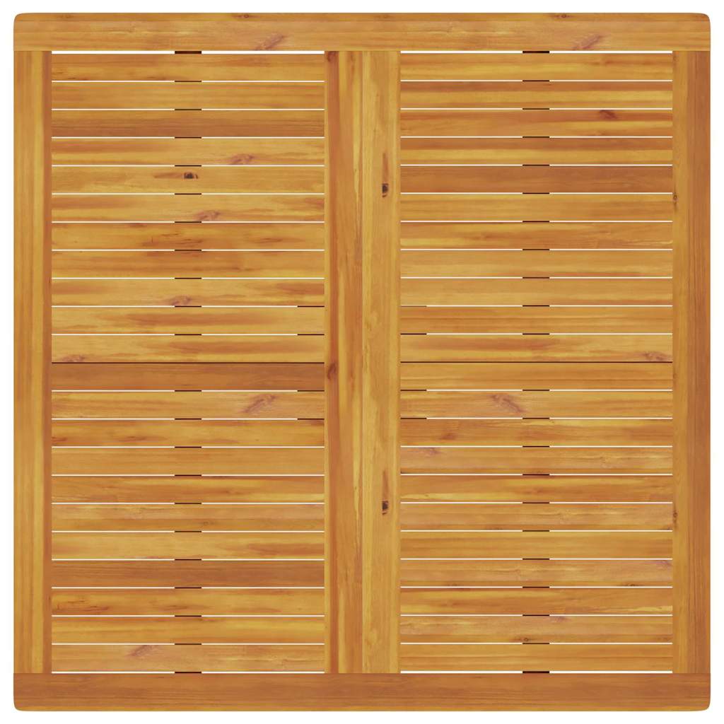 Vrtni set za objed 3 kom. Smeđa Čvrsto drvo akacije 110 x 110 x 75 cm