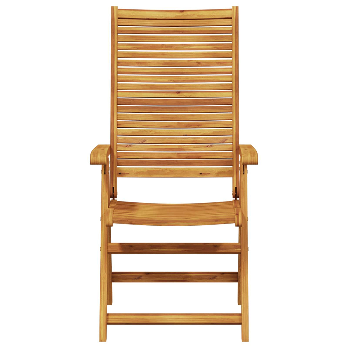 Vrtni set za objed 5 kom. Smeđa Čvrsto drvo akacije 110 x 110 x 75 cm