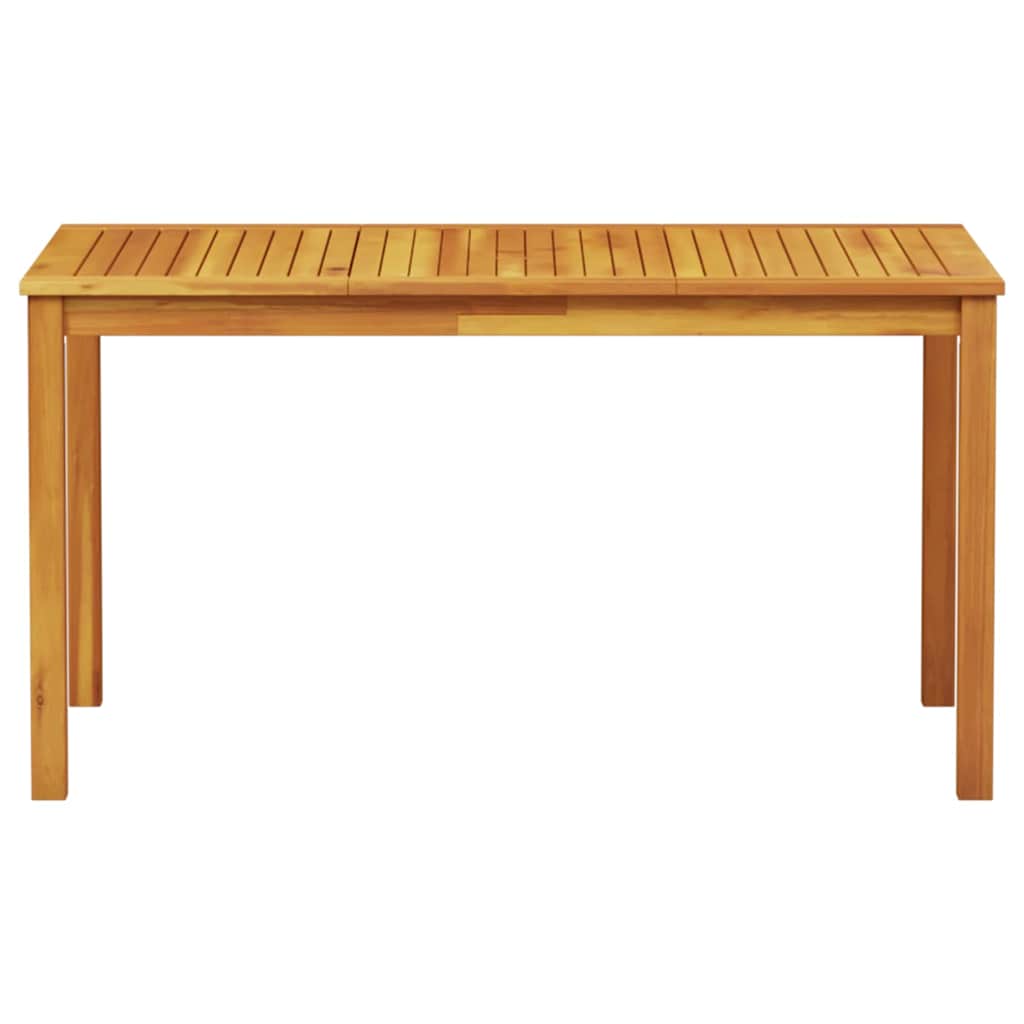Vrtni set za objed 7 kom. Smeđa Čvrsto drvo akacije 140 x 80 x 74 cm