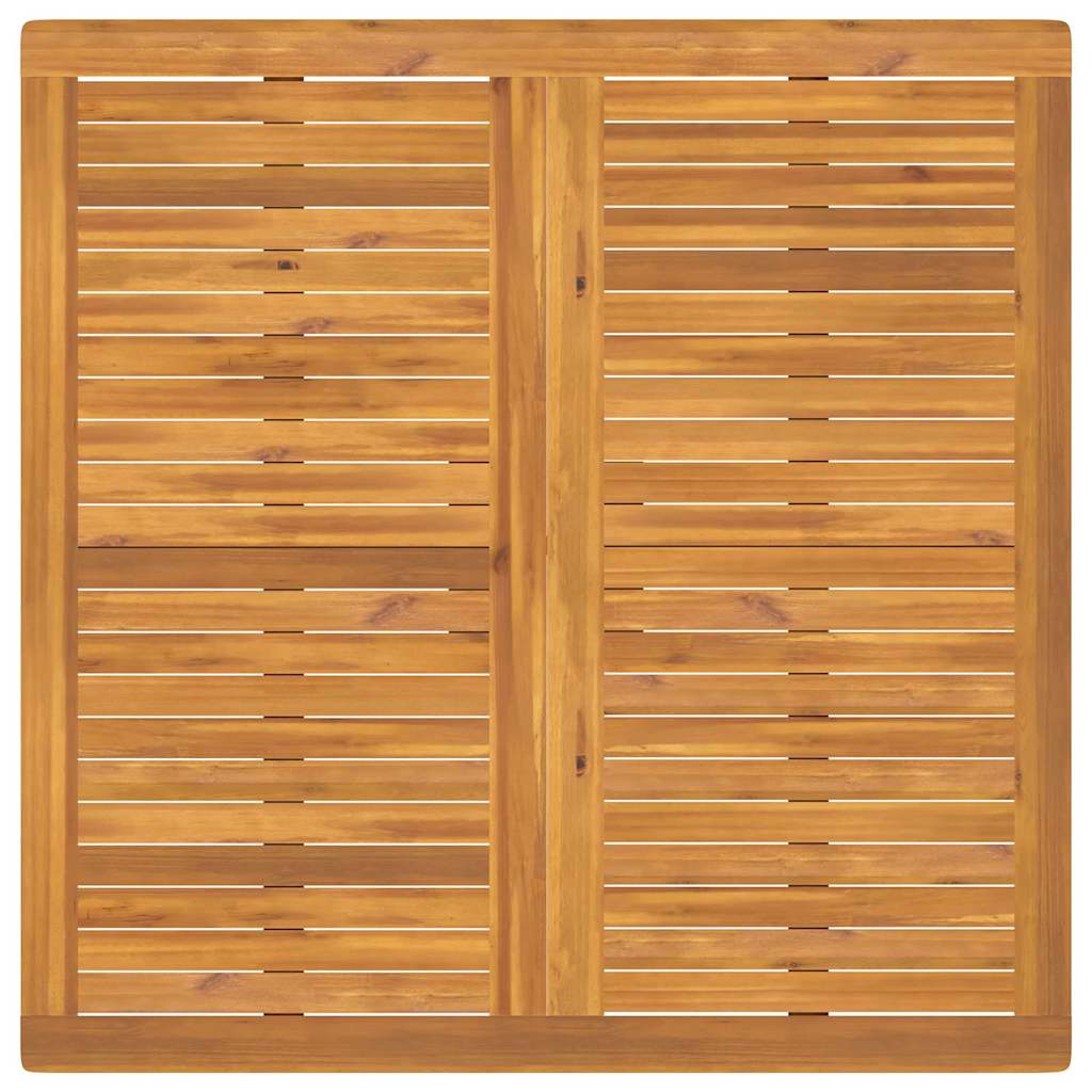Vrtni set za objed 3 kom. Smeđa Čvrsto drvo akacije 110 x 110 x 74 cm