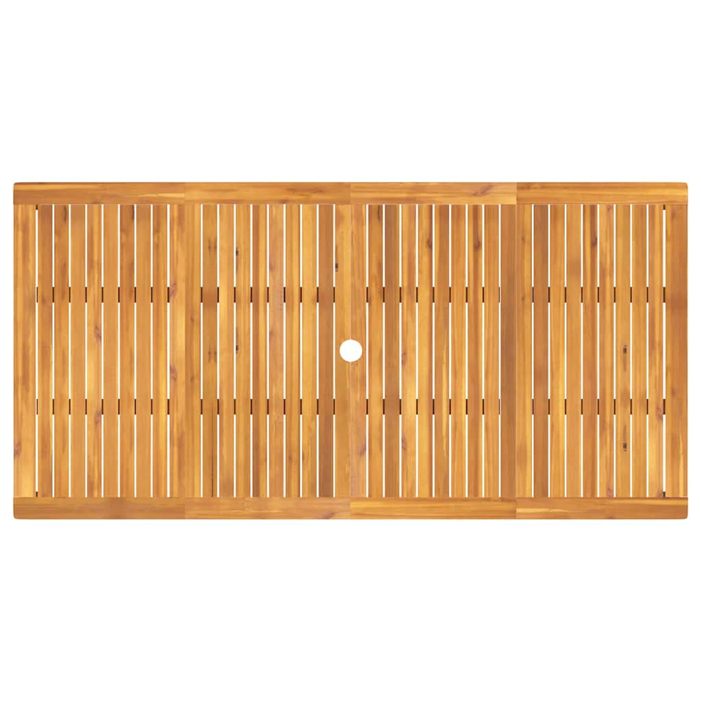 Vrtni set za objed 9 kom. 8-sjedala Smeđa Čvrsto drvo akacije 180 x 90 x 74 cm