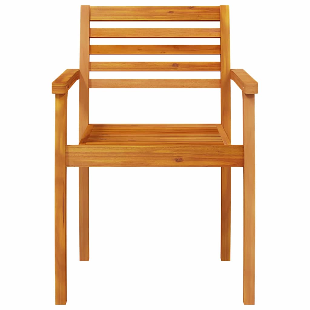 Vrtni set za objed 3 kom. Smeđa Čvrsto drvo akacije 110 x 55 x 75 cm