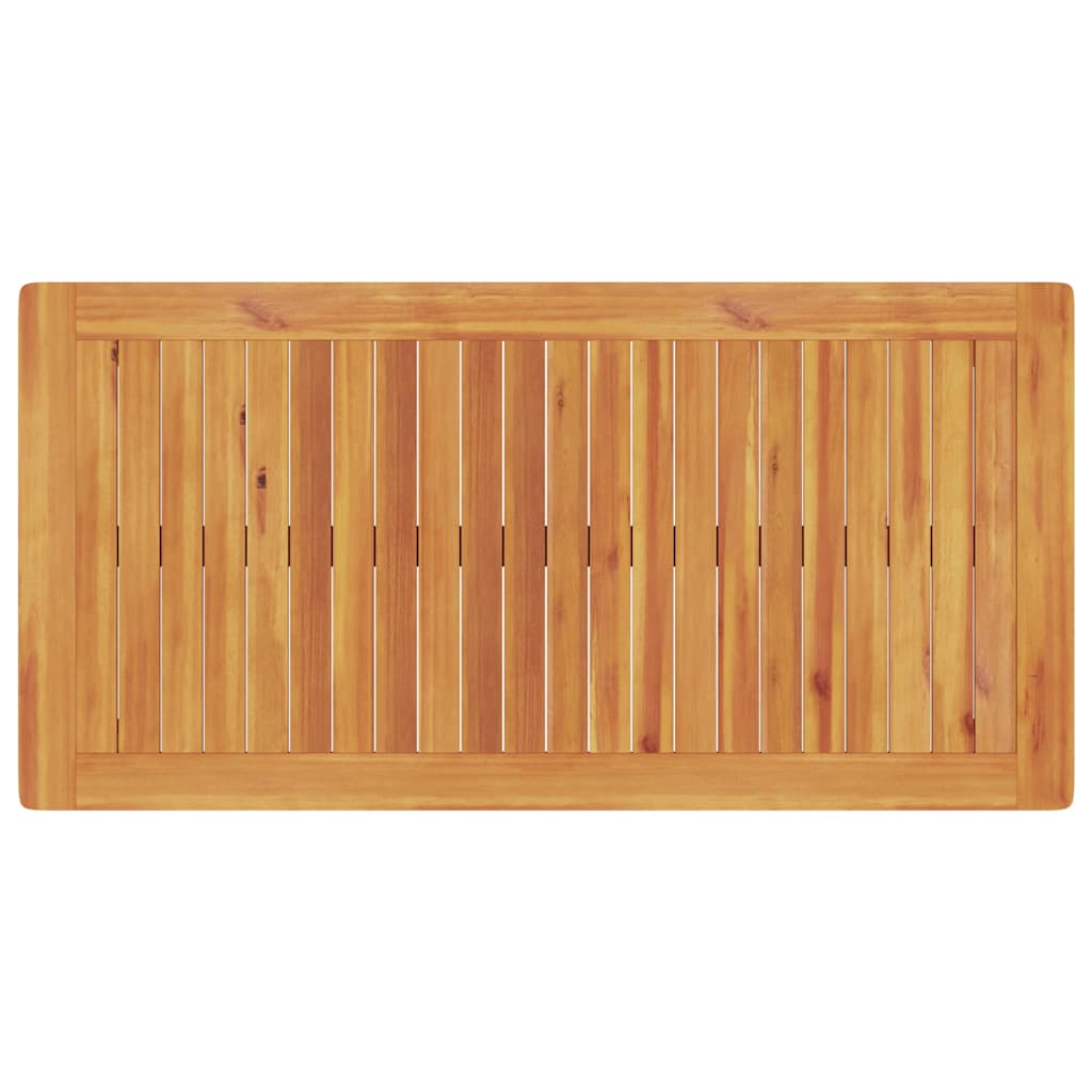 Vrtni set za objed 3 kom. Smeđa Čvrsto drvo akacije 110 x 55 x 75 cm