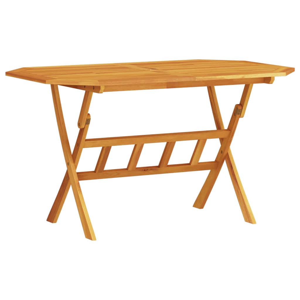 Vrtni set za objed 5 kom. Smeđa Čvrsto drvo akacije 135 x 85 x 75 cm