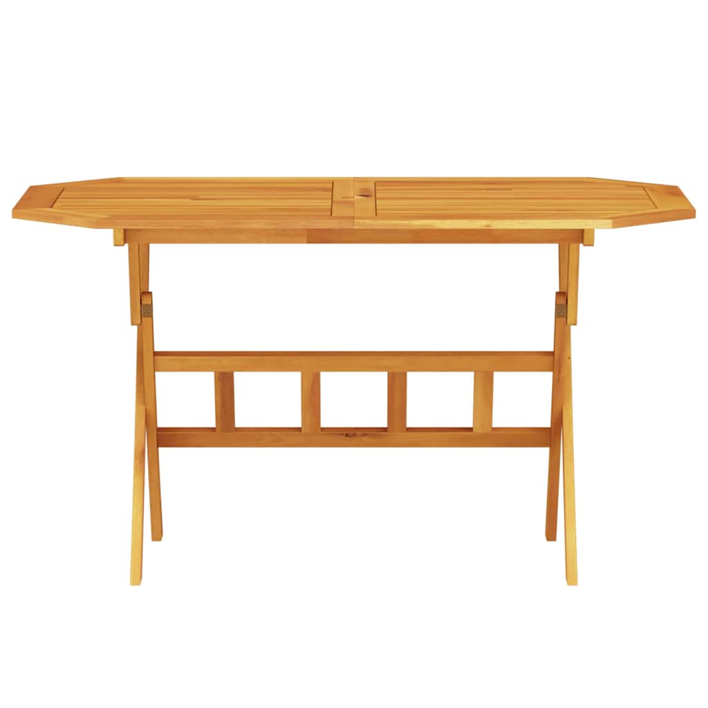 Vrtni set za objed 5 kom. Smeđa Čvrsto drvo akacije 135 x 85 x 75 cm