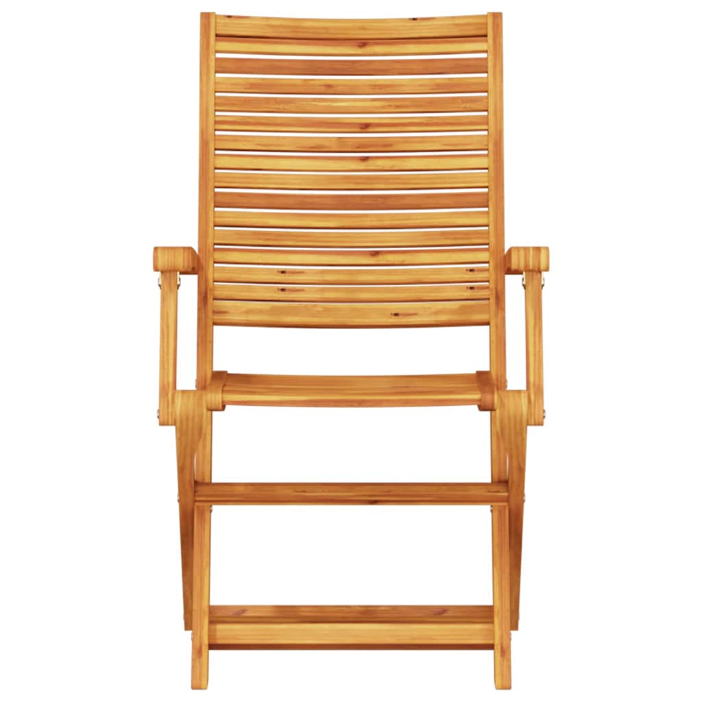 Vrtni set za objed 5 kom. Smeđa Čvrsto drvo akacije 135 x 85 x 75 cm