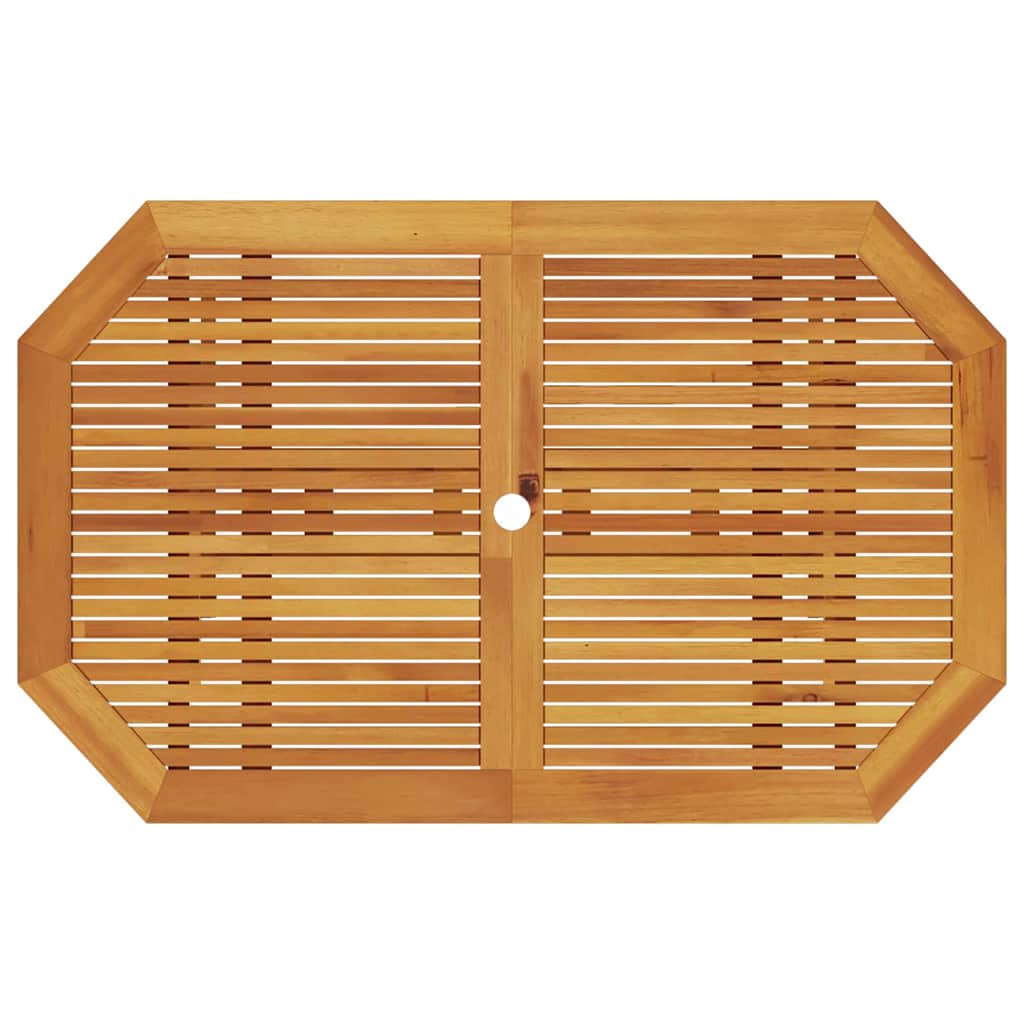 Vrtni set za objed 5 kom. Smeđa Čvrsto drvo akacije 135 x 85 x 75 cm