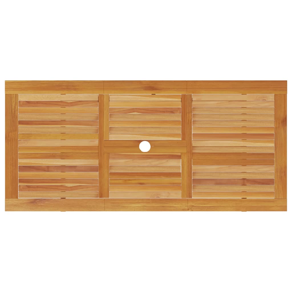 Vrtni set za objed 7 kom. Smeđa Čvrsto drvo akacije 170 x 80 x 75 cm