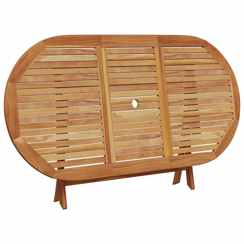 Vrtni set za objed 7 pcs Siva Čvrsto drvo akacije