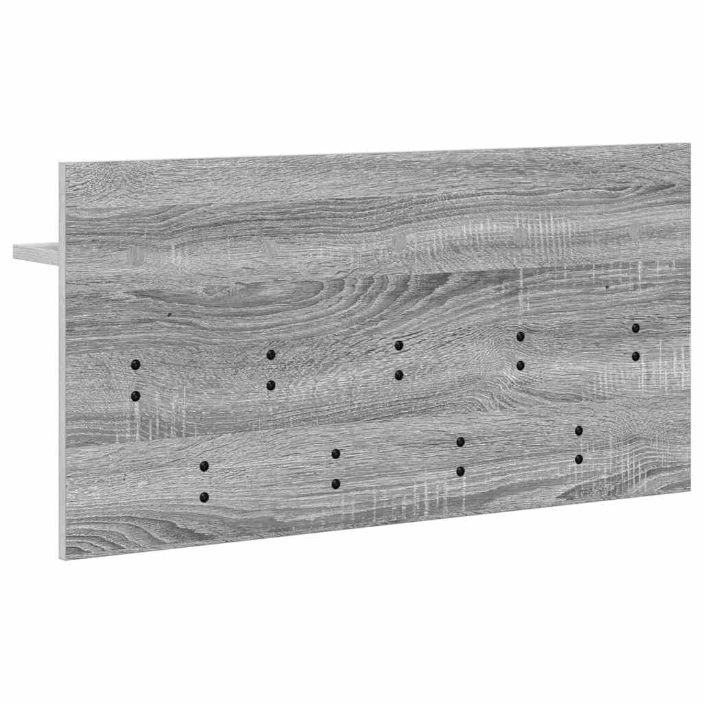 Vješalica za kapute na zidu Zidne Siva Sonoma 80 x 40 x 12 cm