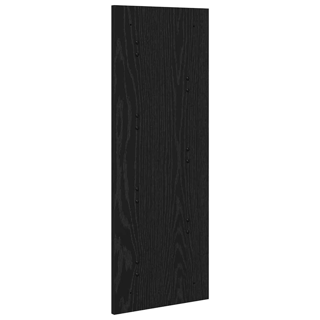Vješalica za kapute na zidu Zidne Crni hrast 30 x 1,5 x 80 cm