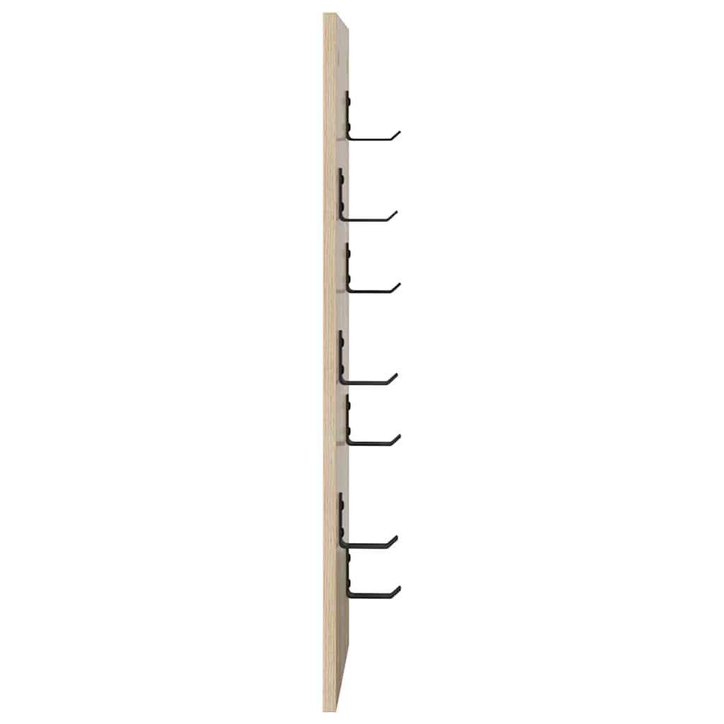 Vješalica za kapute na zidu Zidne Sonoma hrast 30 x 1,5 x 80 cm