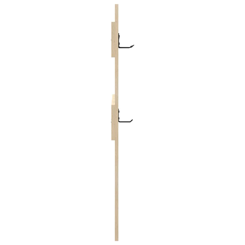 Vješalica za kapute na zidu Zidne Sonoma hrast 65 x 3 x 100 cm