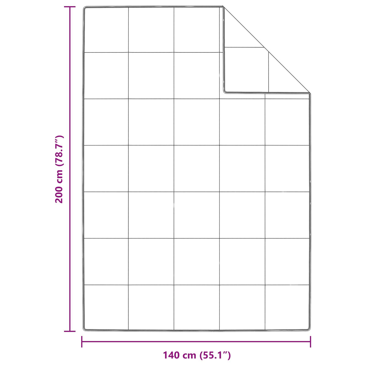 Zimska pokrivača s jastukom 2 kom. Bijela Perje 140 x 200 cm