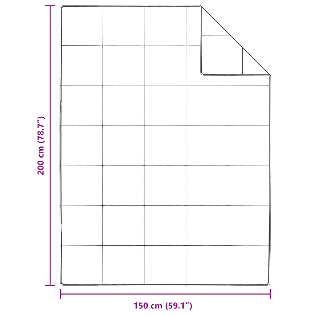 Zimska pokrivača s jastukom 2 kom. Bijela Perje 150 x 200 cm