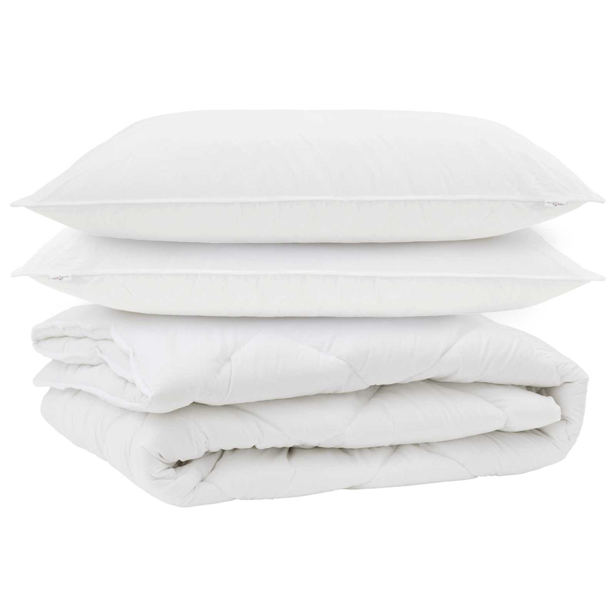 Duvet za sve sezone s jastukom 3 kom. Bijela Mikrovlakna 260 x 220 cm