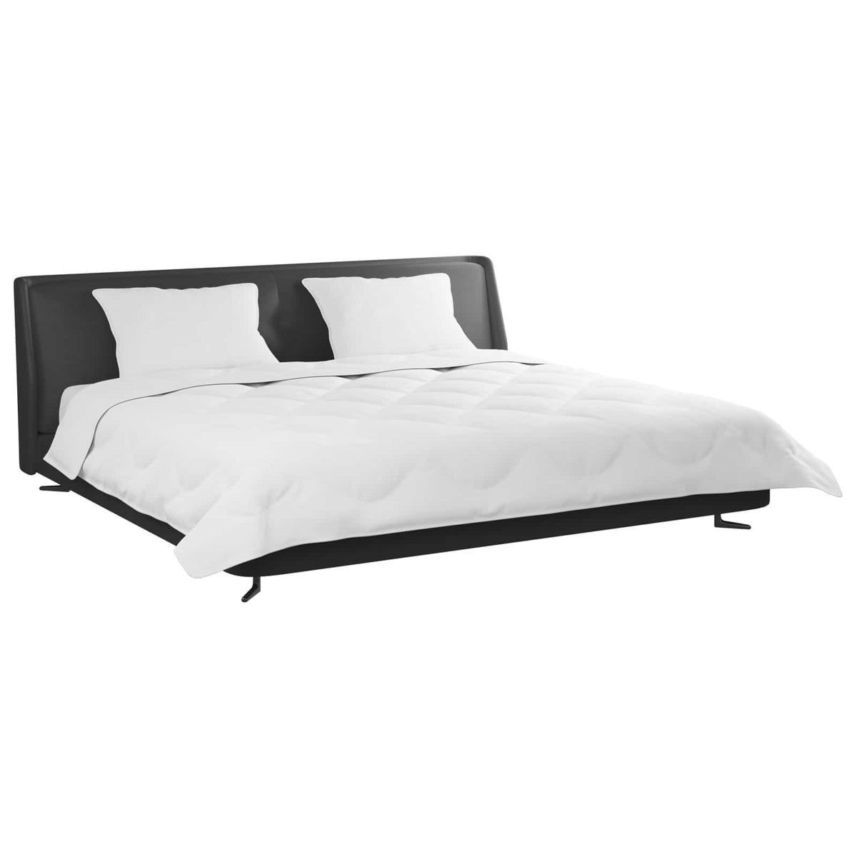 Duvet s jastucima s jastukom 3 kom. Bijelo Mikrofibra i Pero Bijela 260 x 220 cm,60 x 80 cm