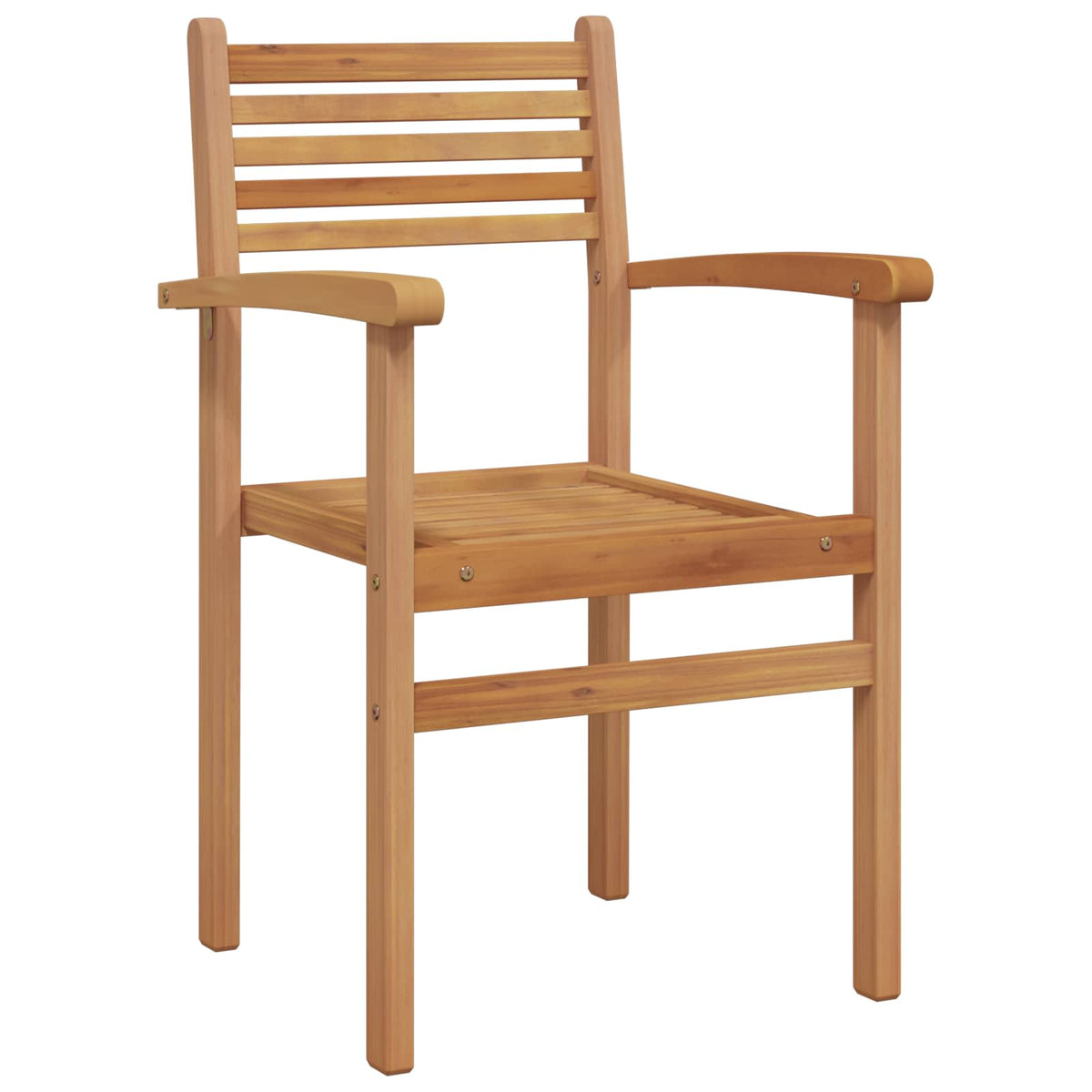 Vrtni set za objed 7 kom. Smeđa Čvrsto teak drvo