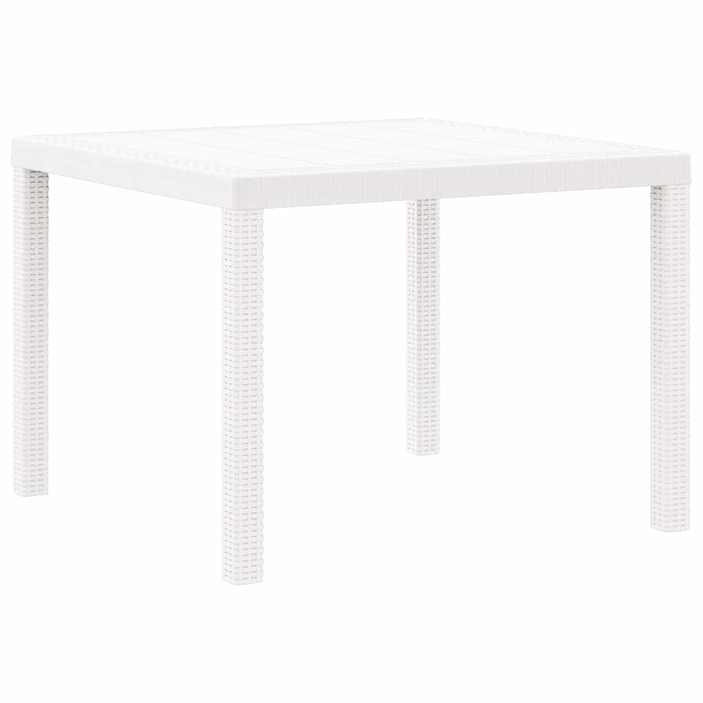 Vrtni set za objed 3 pcs Bijelo Polipropilen