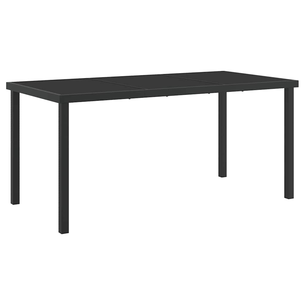 Vrtni set za objed s jastukom 7 pcs Siva poliratan