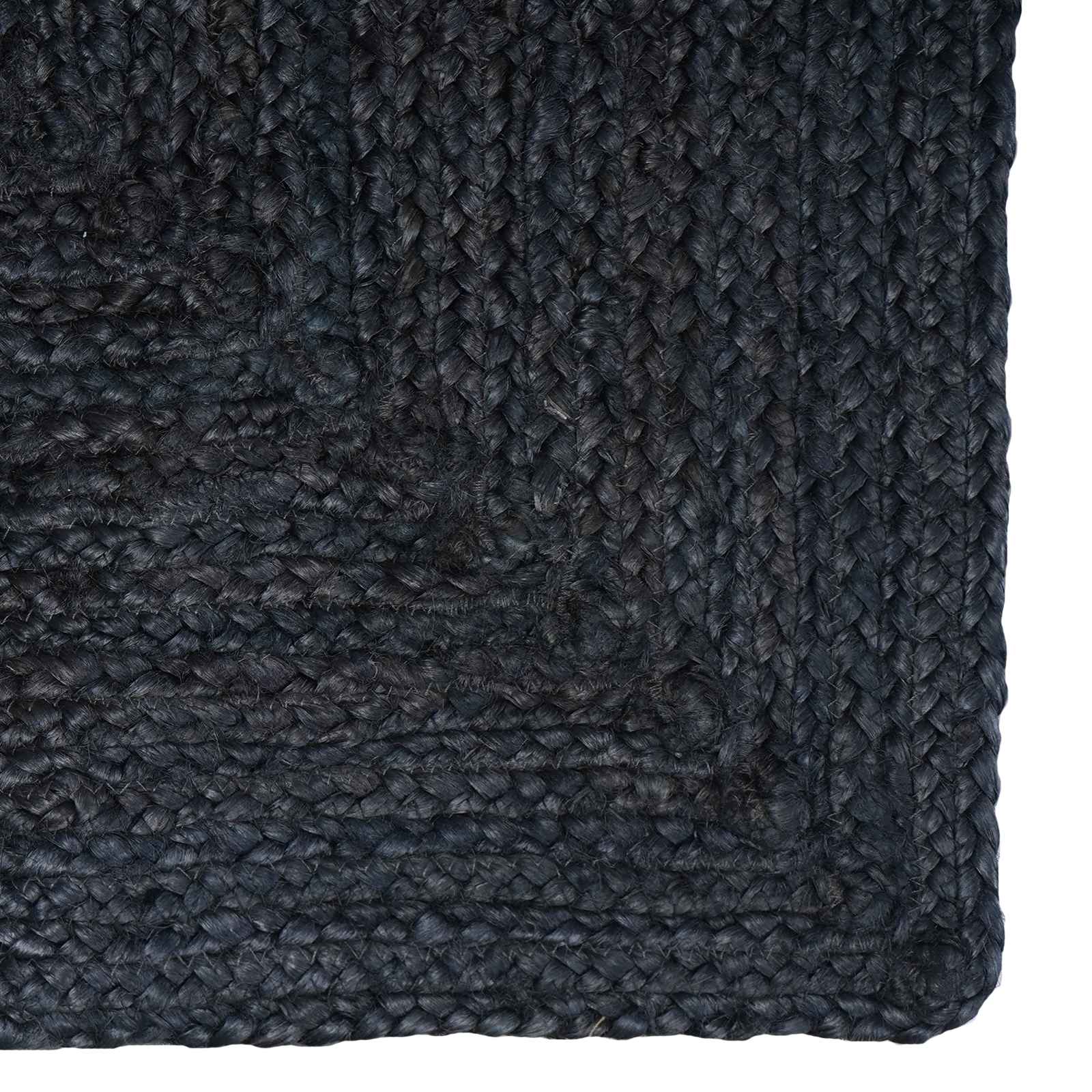 Tepisi za područja Pravokutni Tamnosiva 120 x 120 cm Juta