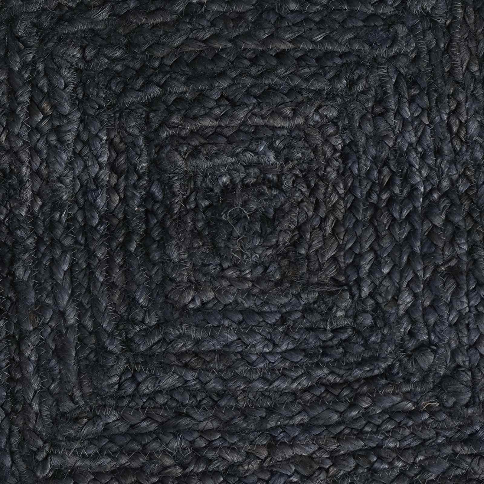 Tepisi za područja Četvrtasti Tamnosiva 240 x 240 cm Juta