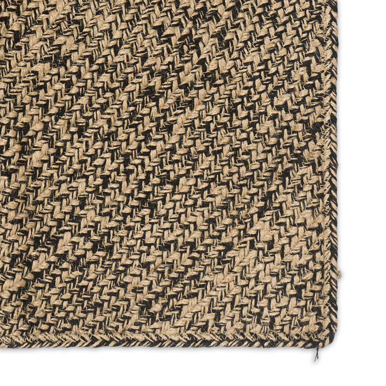 Tepisi za područja Prirodna i crna 60 x 300 cm Juta