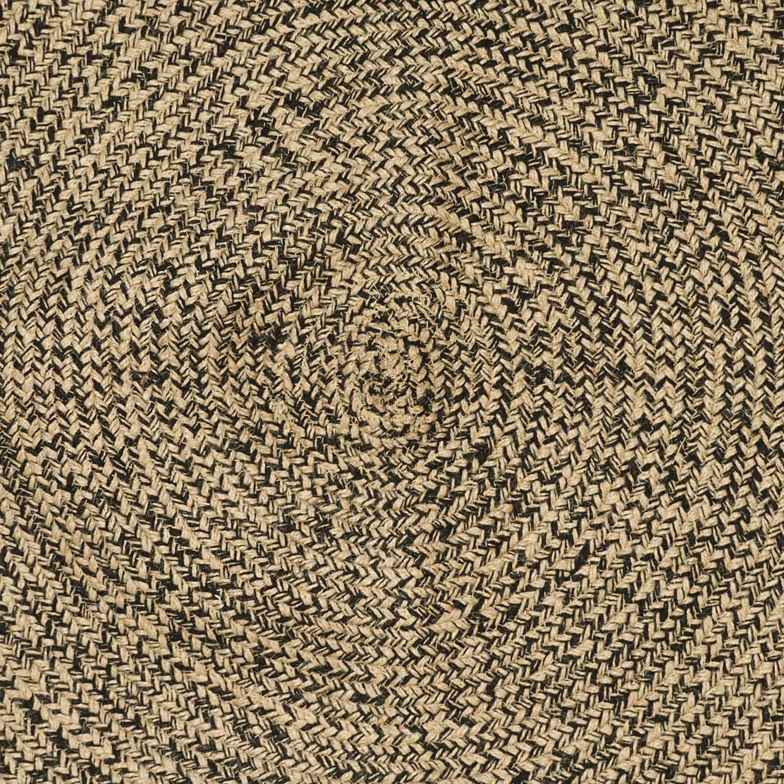 Tepisi za područja Prirodna i crna 60 x 300 cm Juta