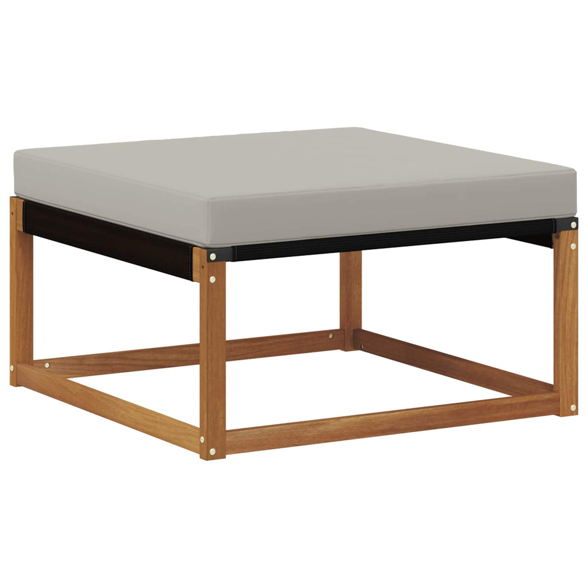 Set vanjskih sofa 8 kom. Prirodna i svjetlosiva Smeđa 406 x 247,5 x 73 cm