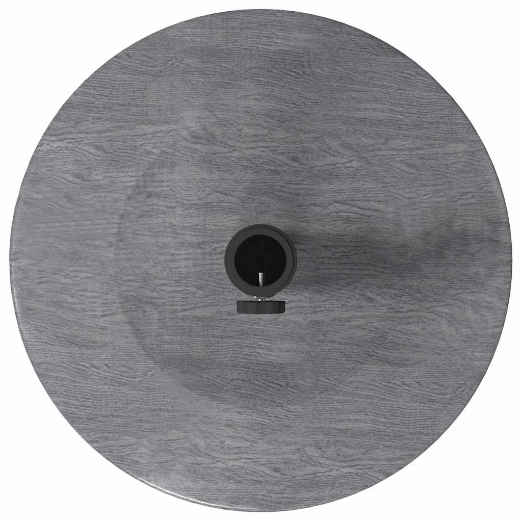 Baza za suncobran Tamno siva drvenasta 48 x 48 x 32 cm