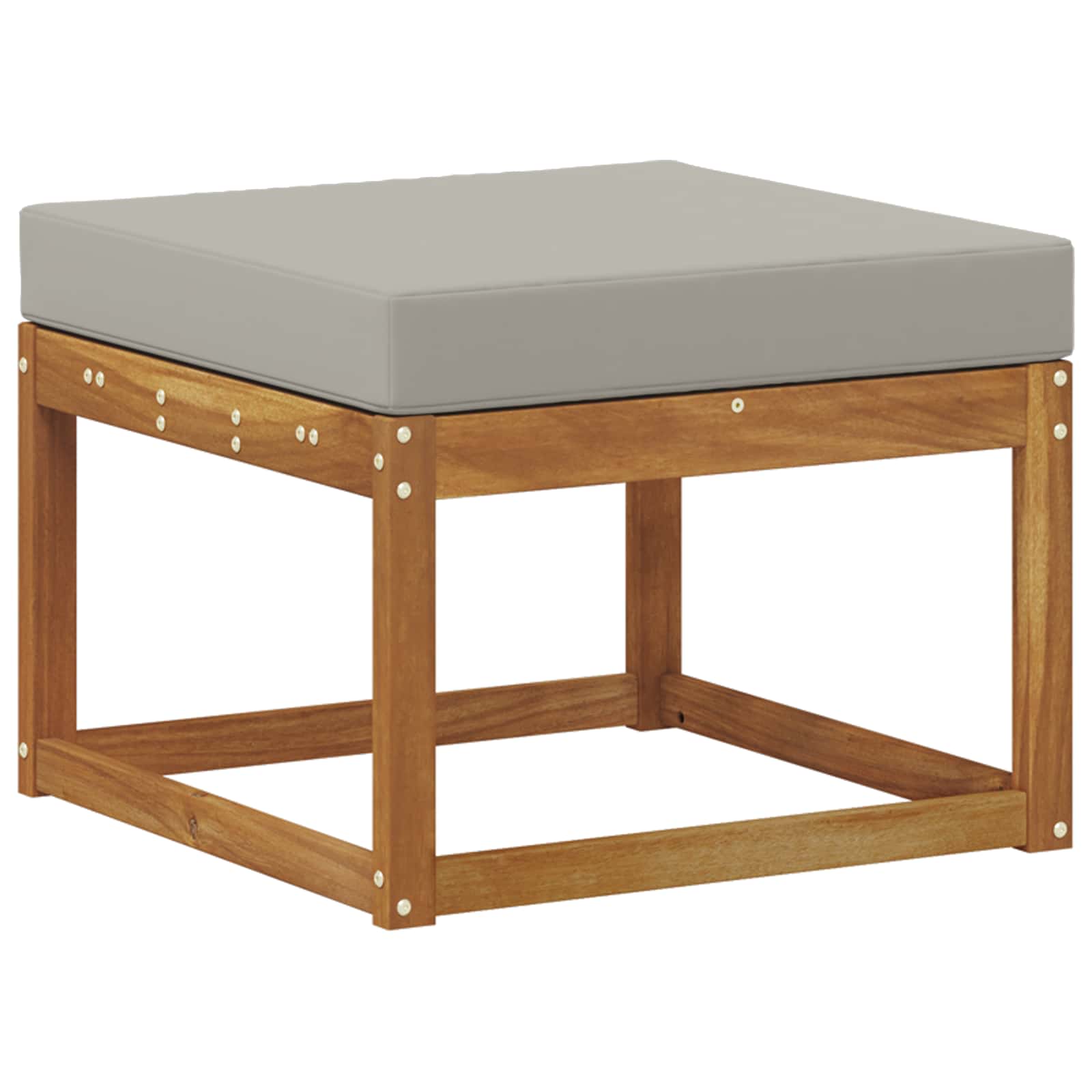 Set vanjskih sofa 6 pcs Prirodna i svjetlosiva