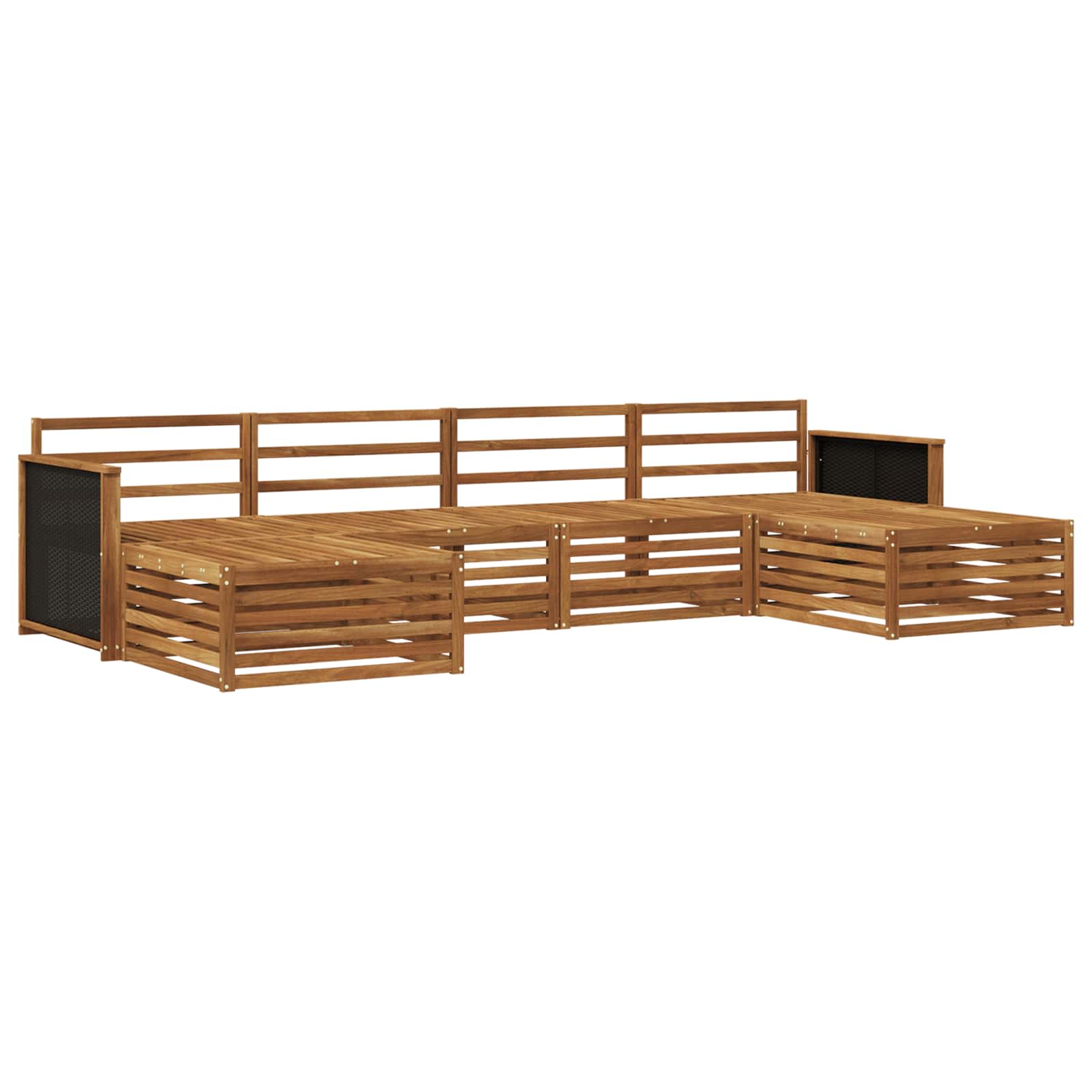 Setovi sofa 6 pcs Čvrsto drvo akacije