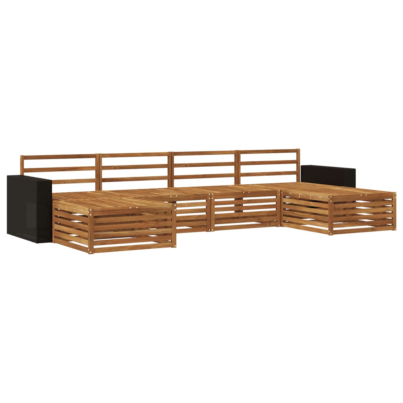 Setovi sofa 6 pcs Čvrsto drvo akacije