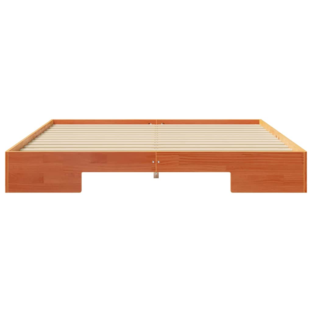Krevetna konstrukcija Smeđa 200 x 200 cm